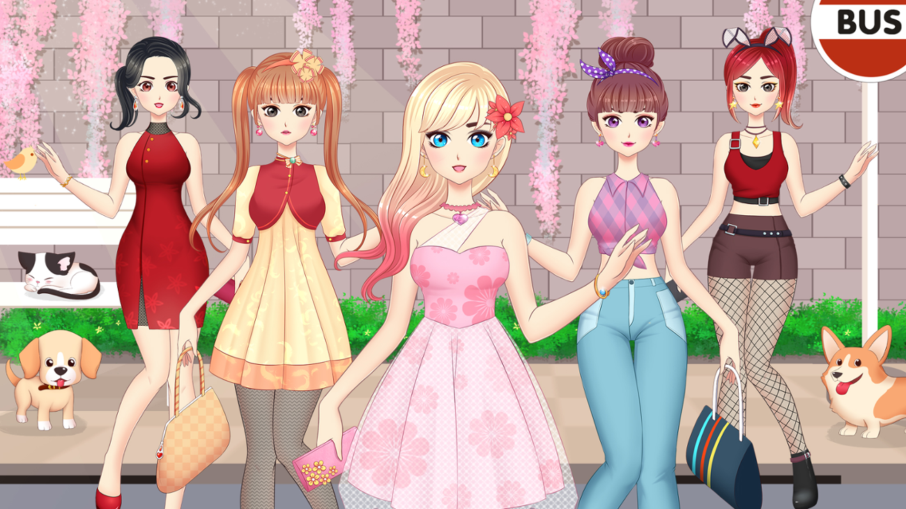 Games like Anime Girls Dress Up Games