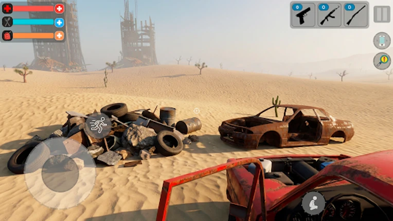 Drive Car Beyond Desert screenshot