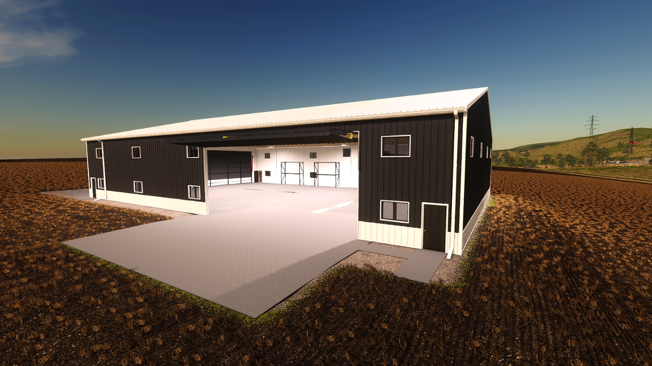 Games like FS19 81x120 Shop White Grey