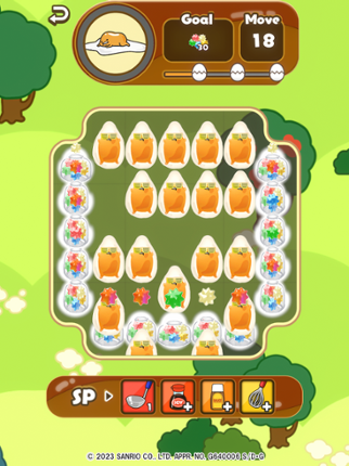 Gudetama Tap! Puzzle screenshot