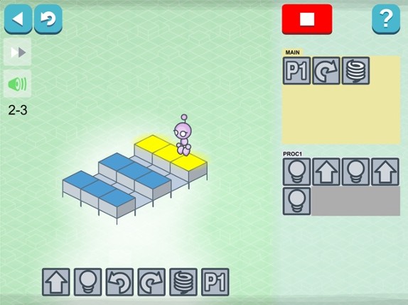 Lightbot : Programming Puzzles screenshot