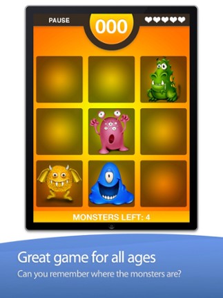 Monster Hunt - Fun logic game to improve your memory screenshot