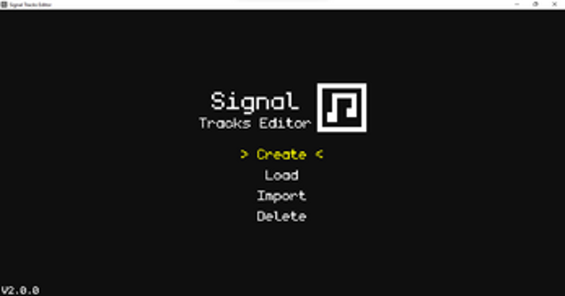 Signal Tracks Editor Image