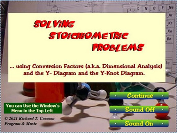 Solving Stoichiometric Problems in Chemistry screenshot