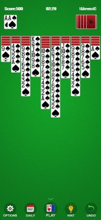 .Spider Solitaire! screenshot