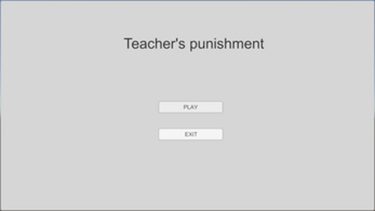 Teacher's punishment screenshot