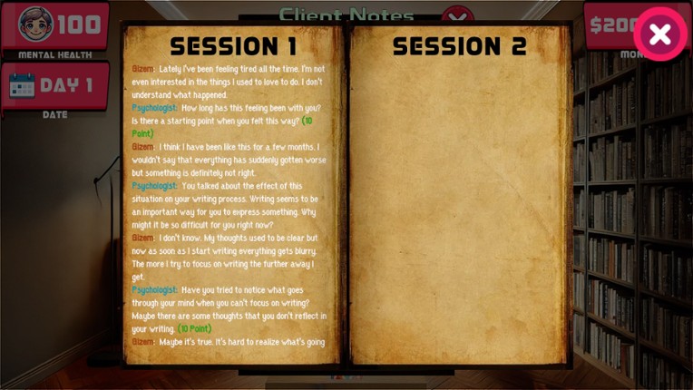 Therapist Simulator screenshot