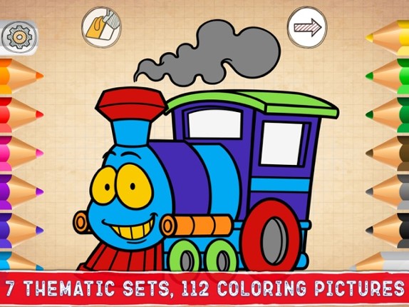 Baby games: my simple coloring screenshot