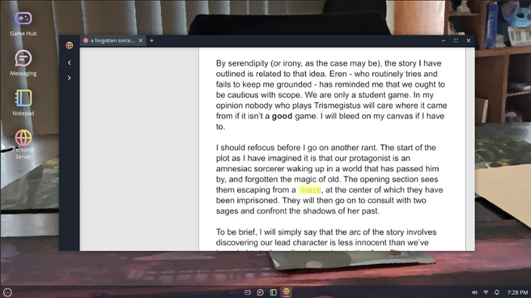 Changelog screenshot