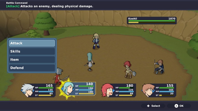 Crystal Story: The Hero and the Evil Witch screenshot