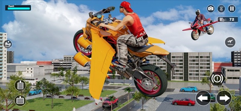 Flying Motorbike: Bike Games screenshot