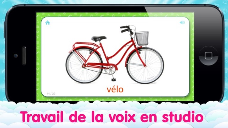 French Flashcards for Kids and logic game «Find a Picture» screenshot