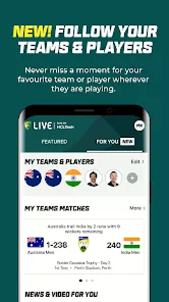 Cricket Australia Live screenshot