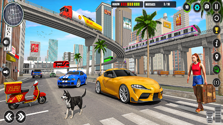 Manual Car Driving Car Game Image
