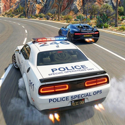 US Police Car Chase Games 3d Image