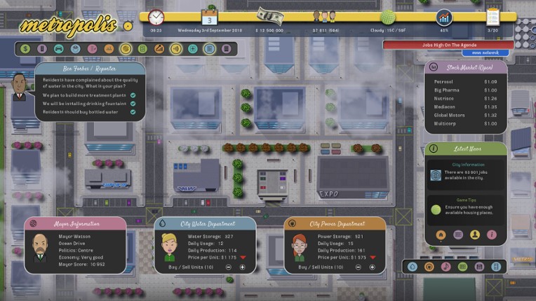 Metropolis screenshot
