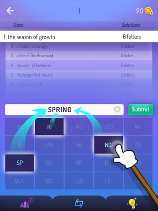 Mystic Words – Figure out 7 words with clues! screenshot