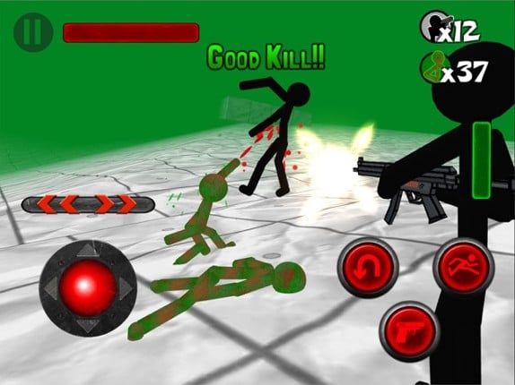 Stickman vs Zombies 3D screenshot