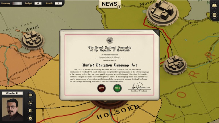 Suzerain Expanded Edition screenshot
