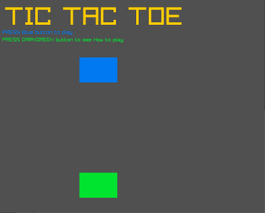 TIC TAC TOE screenshot