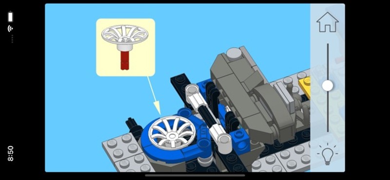 Blue Mustang for LEGO 31070 Image