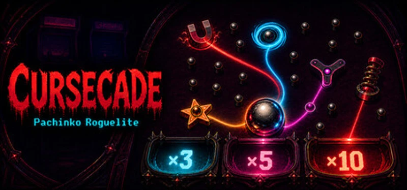 CURSECADE: Pachinko Roguelite Image