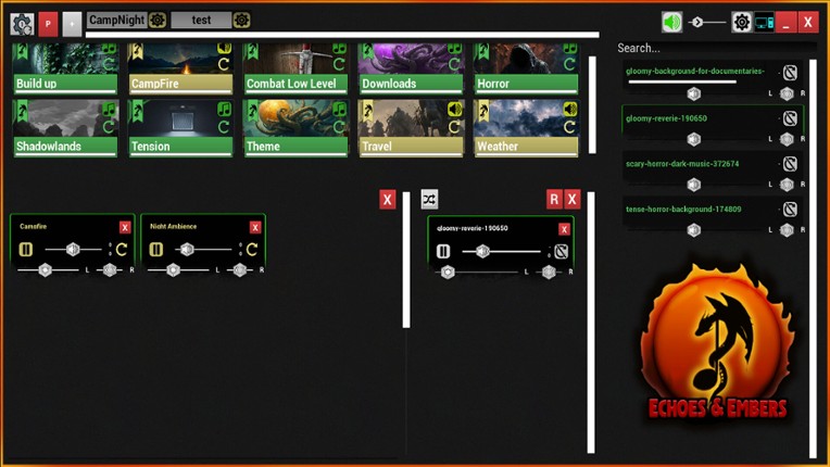 Echoes and Embers screenshot