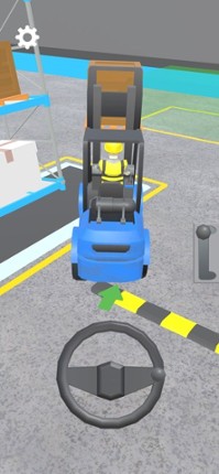 Forklift Driver 3D Image