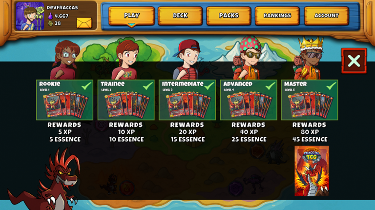 Fracctal TCG screenshot