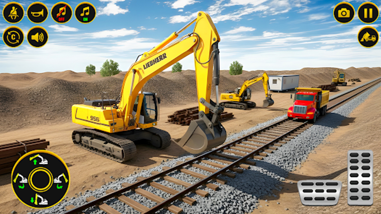 Heavy Construction JCB Sim 3D Image
