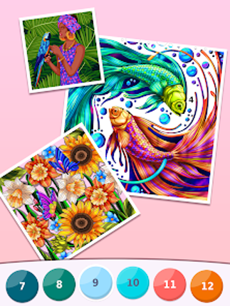 Relax Color - Paint by Number screenshot