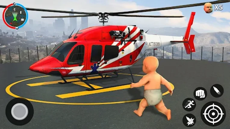 Baby Vice Town Spider Fighting screenshot