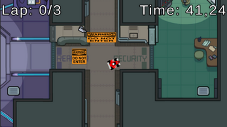 Among us the racing game screenshot