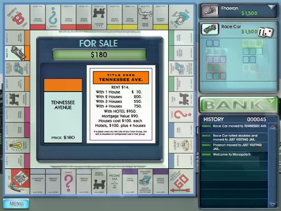 Monopoly screenshot
