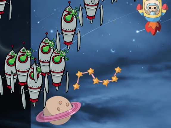 Space Puzzles for Toddlers : Discover the galaxy , the space and UFO ! FREE app Image
