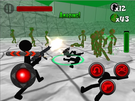 Stickman vs Zombies 3D screenshot