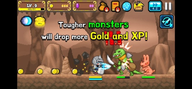 Tap Knight : Dragon's Attack screenshot