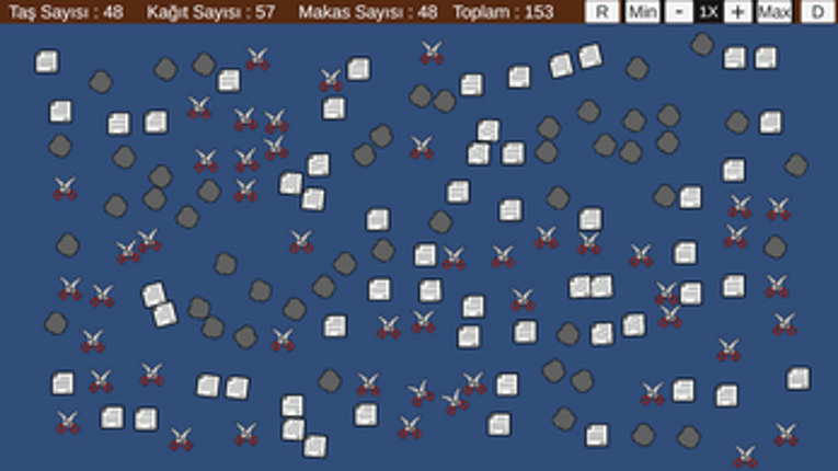 Taş Kağıt Makas! Simülatörü screenshot