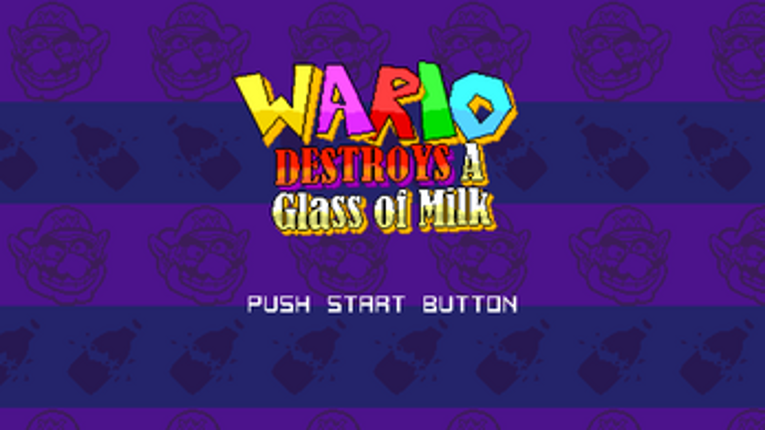 The 'Mario drinks a glass of milk' trilogy screenshot