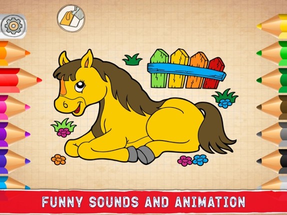 Baby games: my simple coloring screenshot