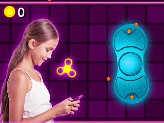Fidget Spinner Wheel Arcade Game The Floor is Lava screenshot