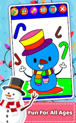 Christmas Coloring Book Games screenshot
