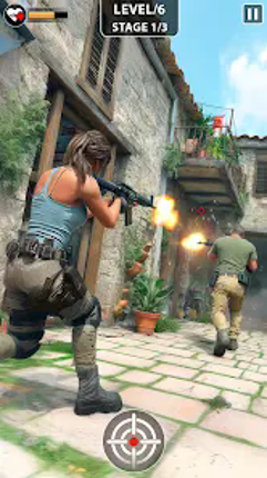 Gun Girl: War Shooting Games screenshot