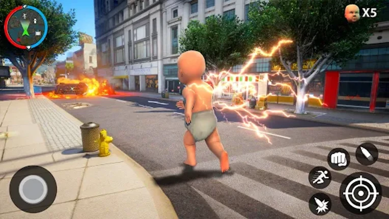 Baby Vice Town Spider Fighting screenshot