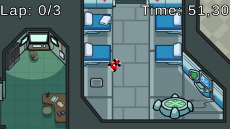 Among us the racing game screenshot