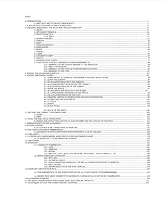 Blender and Rigify: Deformation checklist for human characters screenshot