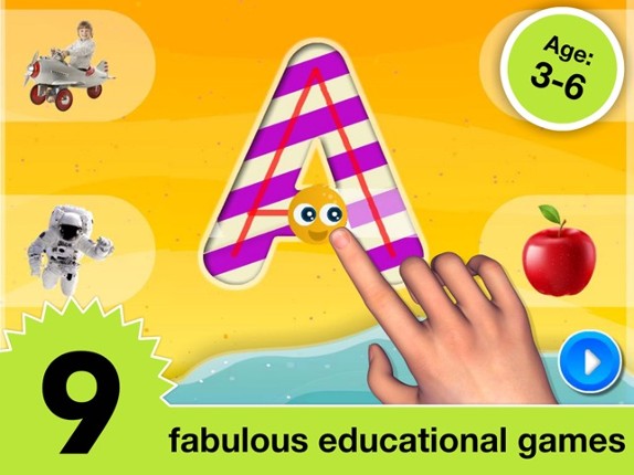 Letter Quiz, Alphabet &amp; ABC Tracing app for kids screenshot