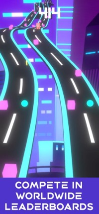 Neon Rush: Color Ball Road Run screenshot