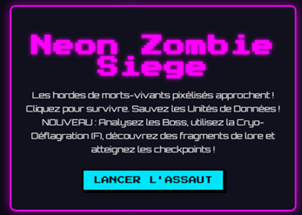 Neon Zombie Siege Image