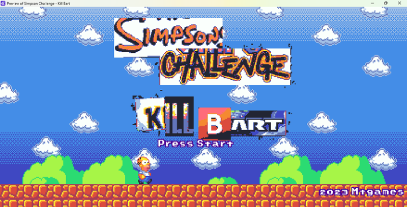 Simpson Challenge - Kill Bart Image